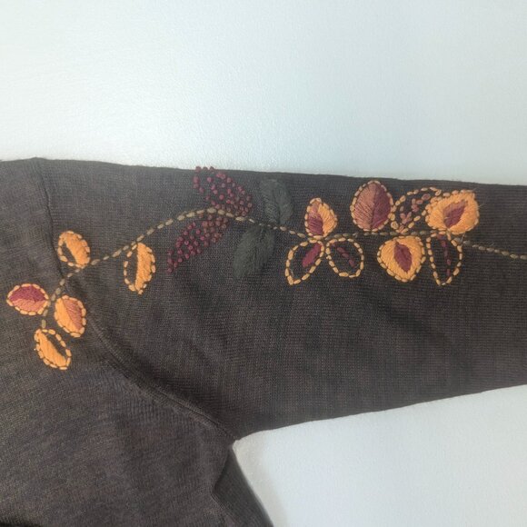 Norton McNaughton Size Large Brown Fall Sweater - Picture 2 of 9